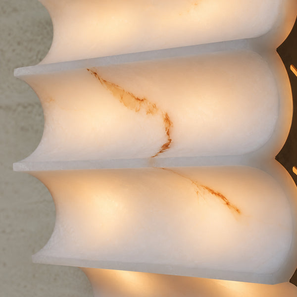 Sovaryn Layered Alabaster Wall Lamp 9