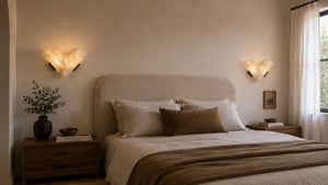 Talvren Alabaster Overlap Wall Light 6