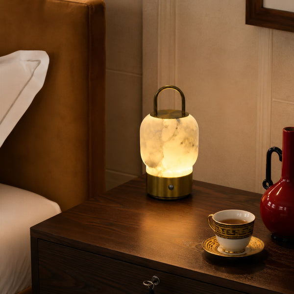 Tavrene Alabaster Table Lamp 4