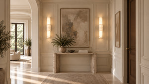 Tervalin Stacked Alabaster Wall Light 8