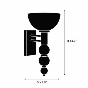 Tervane Alabaster Wall Light 7