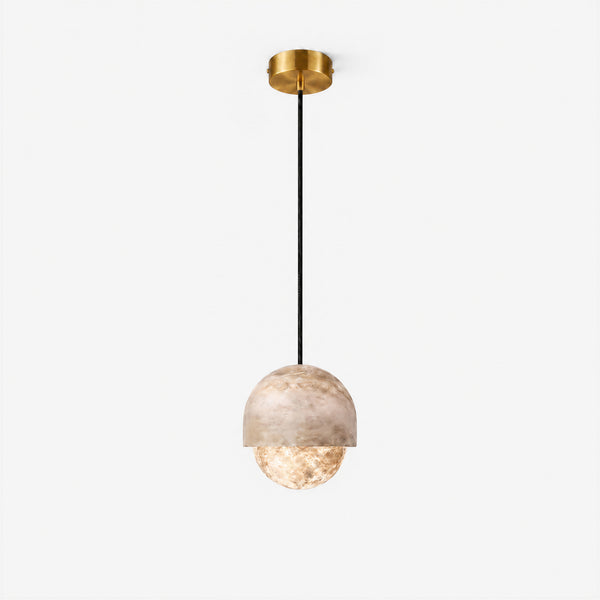 Tessik Alabaster Globe Pendant Light 4