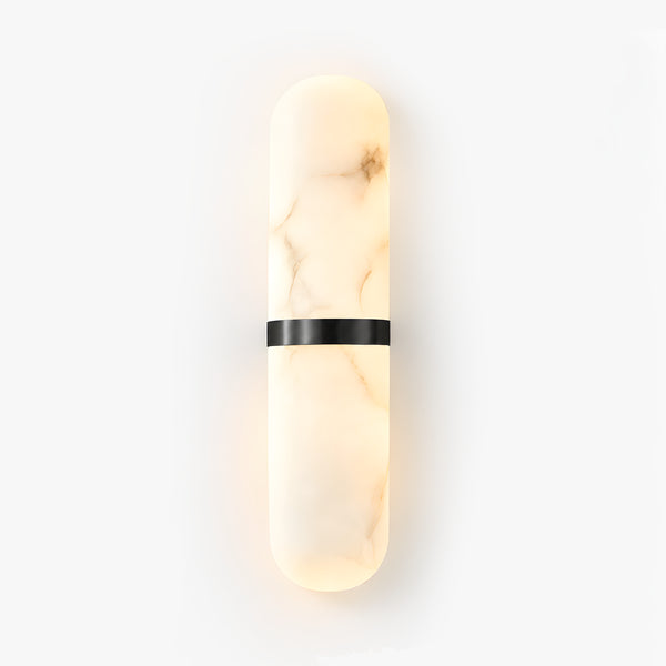 Varcelyn Alabaster Capsule Wall Lamp 5