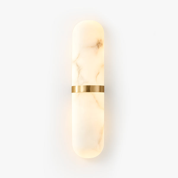 Varcelyn Alabaster Capsule Wall Lamp 6