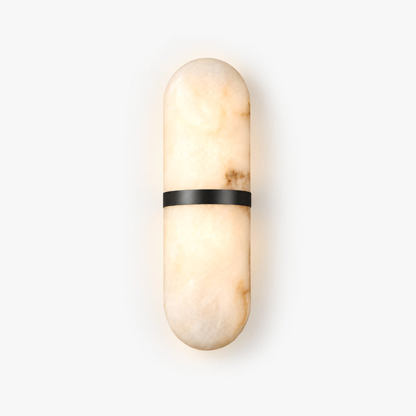 Varcelyn Alabaster Capsule Wall Lamp 7