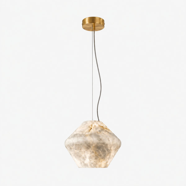 Vardune Alabaster Diamond Pendant Light 1