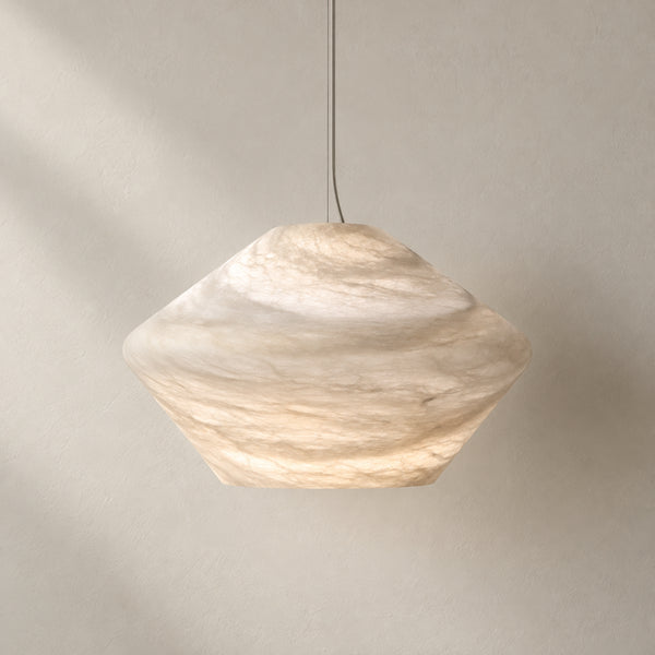 Vardune Alabaster Diamond Pendant Light 10