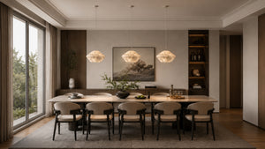 Vardune Alabaster Diamond Pendant Light 8