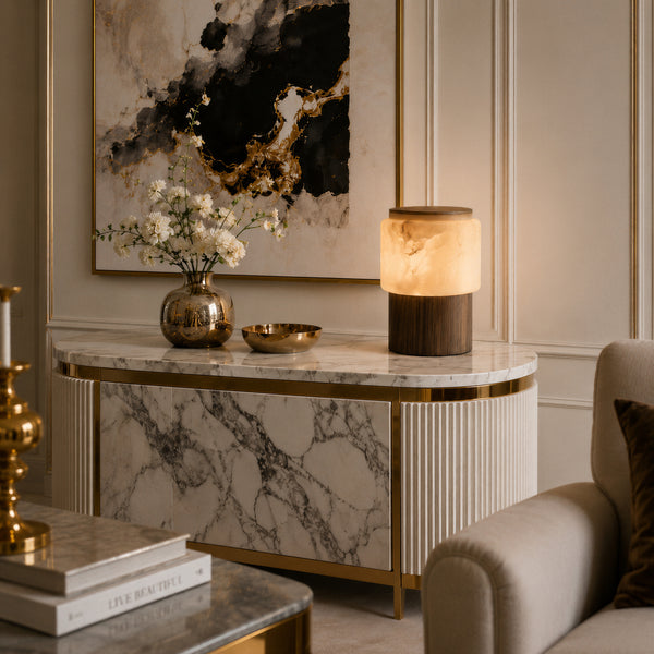Varelin Alabaster Table Lamp 2