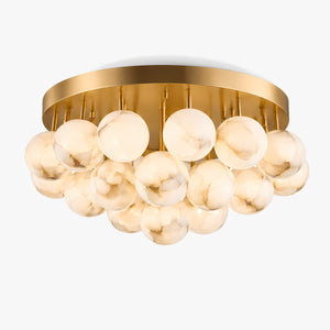 Velmora Alabaster Globe Ceiling Light 1