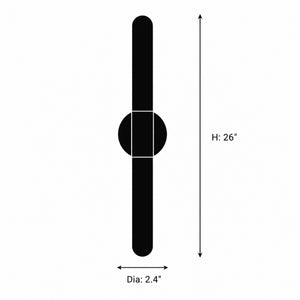 Velmora Alabaster Rod Wall Light 6