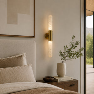 Velmora Alabaster Rod Wall Light 8