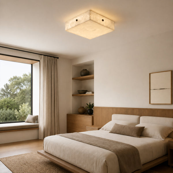 Velnorin Alabaster Ceiling Light 2