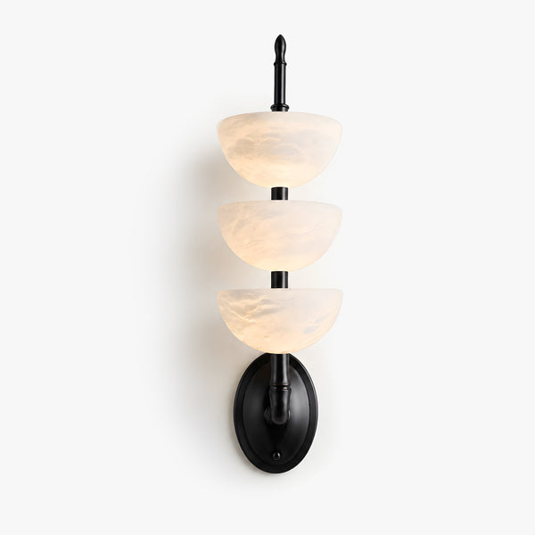 Velrune Alabaster Bowl Wall Light 2