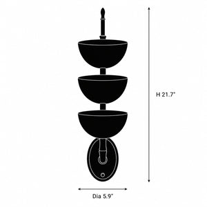Velrune Alabaster Bowl Wall Light 7