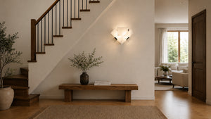 Virelto Alabaster Fan Wall Light 2