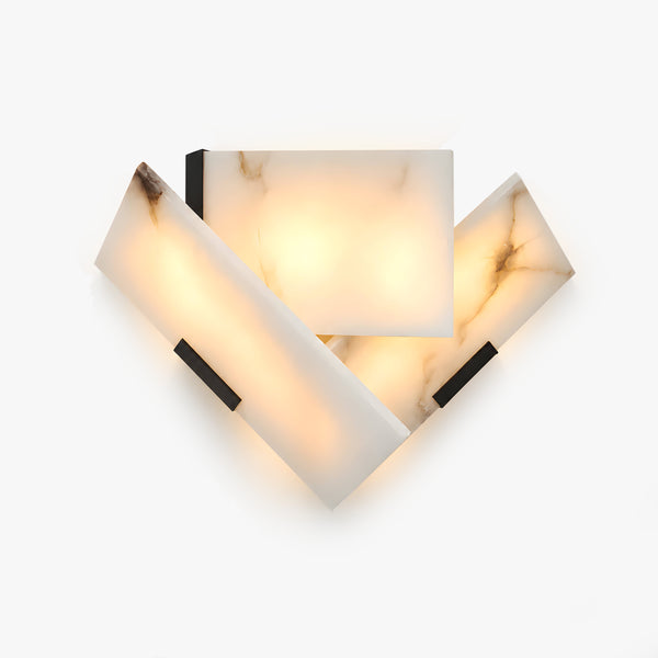 Virelto Alabaster Fan Wall Light 3