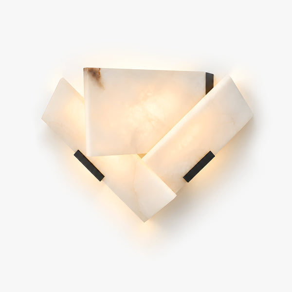 Virelto Alabaster Fan Wall Light 5