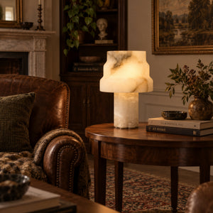 Vorelyne Alabaster Table Lamp 5