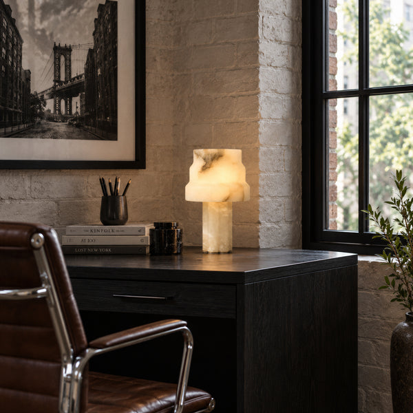 Vorelyne Alabaster Table Lamp 6