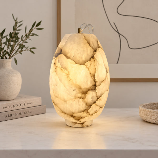 Vorsena Alabaster Pendant Light 12