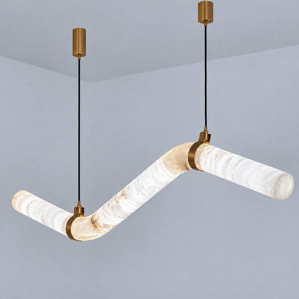 Yorvek Serpentine Alabaster Pendant Light 11