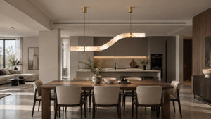 Yorvek Serpentine Alabaster Pendant Light 2
