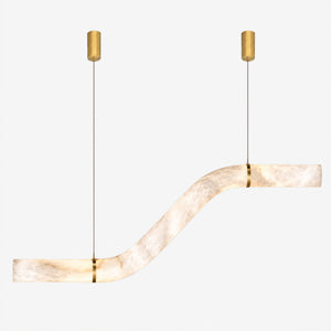 Yorvek Serpentine Alabaster Pendant Light 4