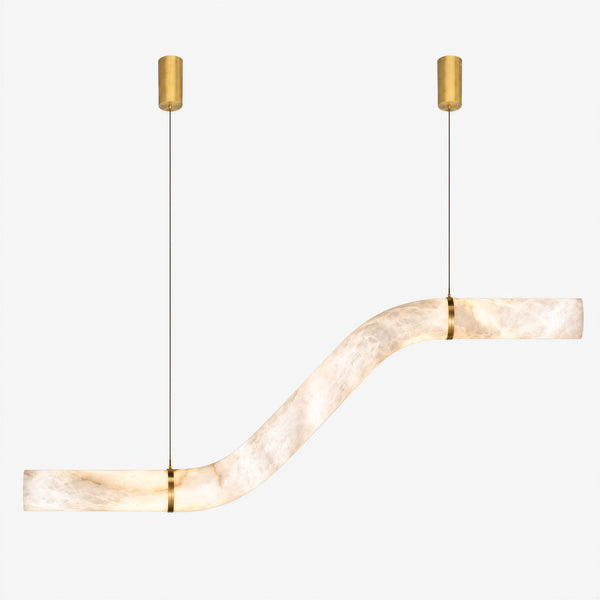 Yorvek Serpentine Alabaster Pendant Light 4