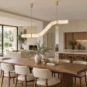 Yorvek Serpentine Alabaster Pendant Light 6