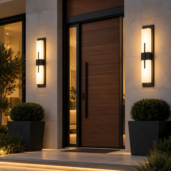 Zeravin Outdoor Alabaster Wall Light 3