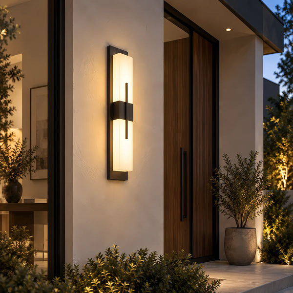 Zeravin Outdoor Alabaster Wall Light 4