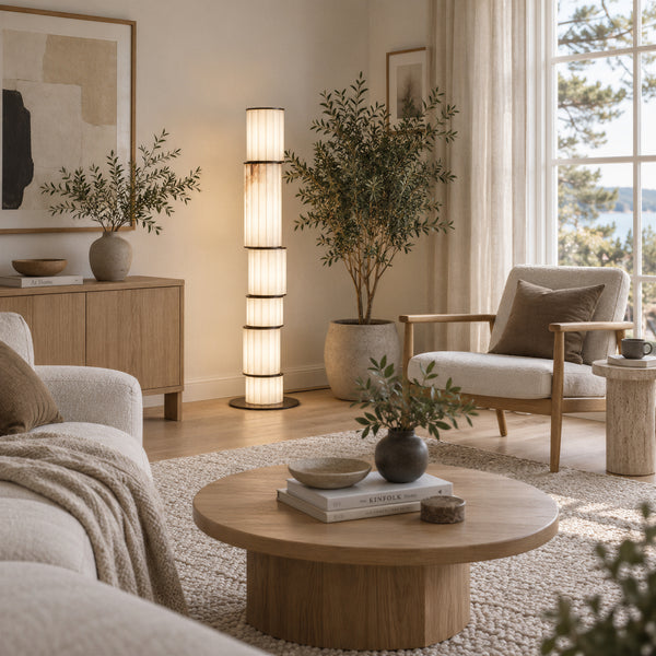 Zoravel Alabaster Floor Lamp 3
