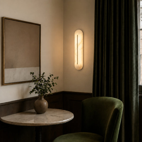 Zorvenel Alabaster Wall Light 12